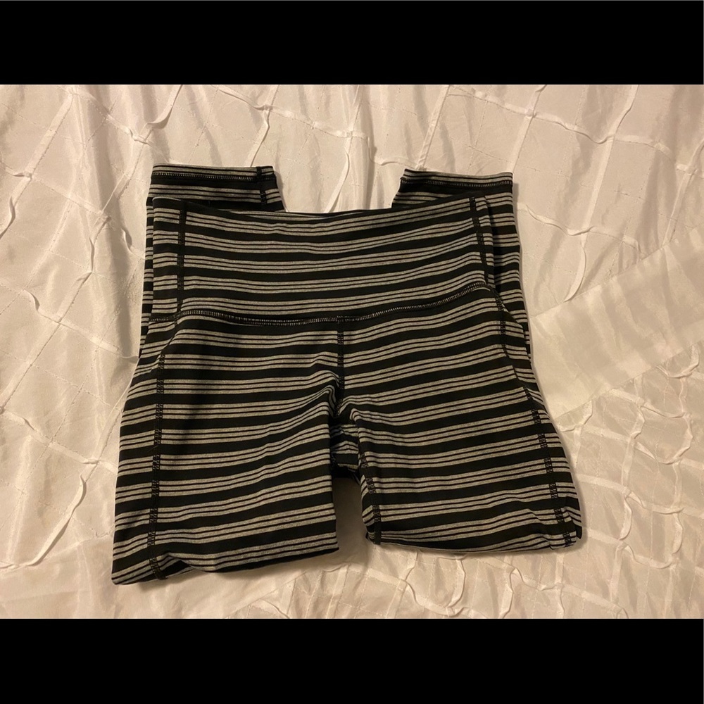 Athleta striped capris